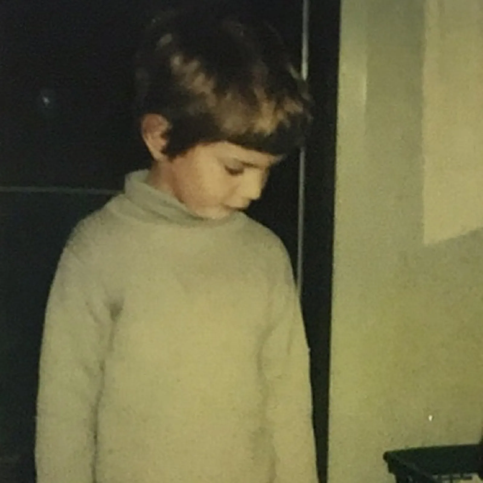 A young Ian, contemplating brand tone-of-voice. He is older than this now.